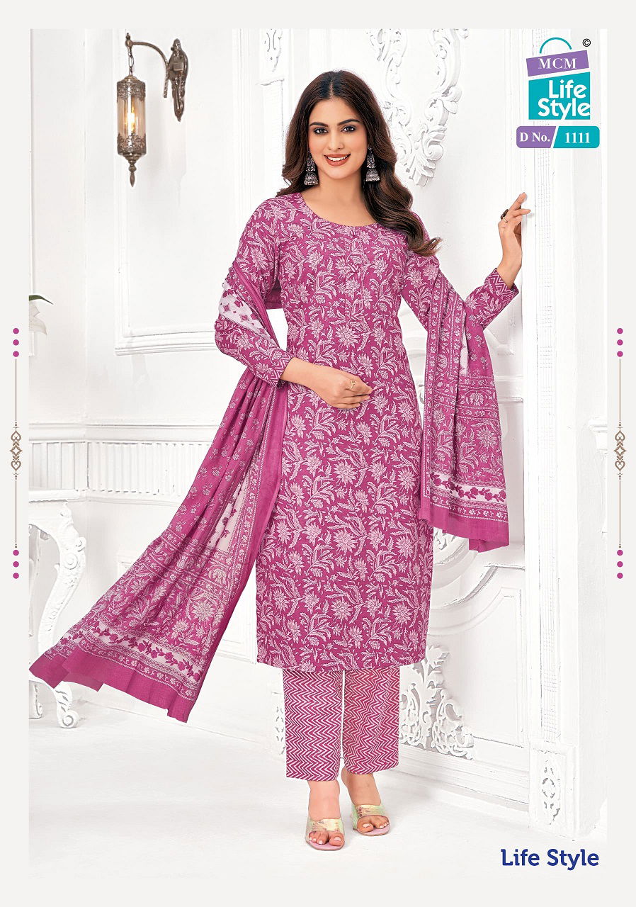 Mcm Lifestyle Vol 11 Printed Cotton Dress Material Wholesalers In Delhi